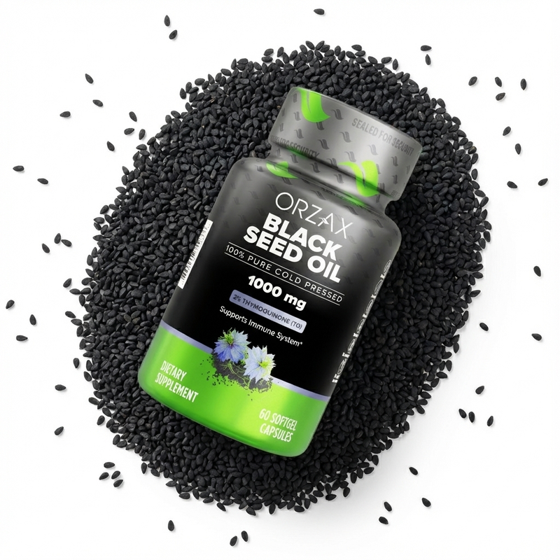 Cold Pressed Black Seed Oil 1000 mg 90 Capsules