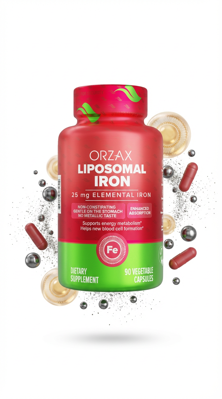 Orzax Liposomal Iron Stand Out